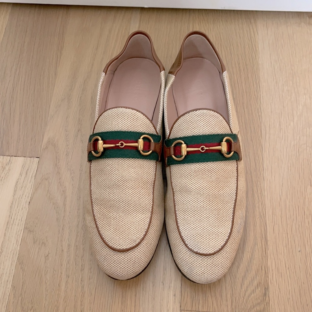 Gucci Brixton Convertible Horsebit Loafers (38)